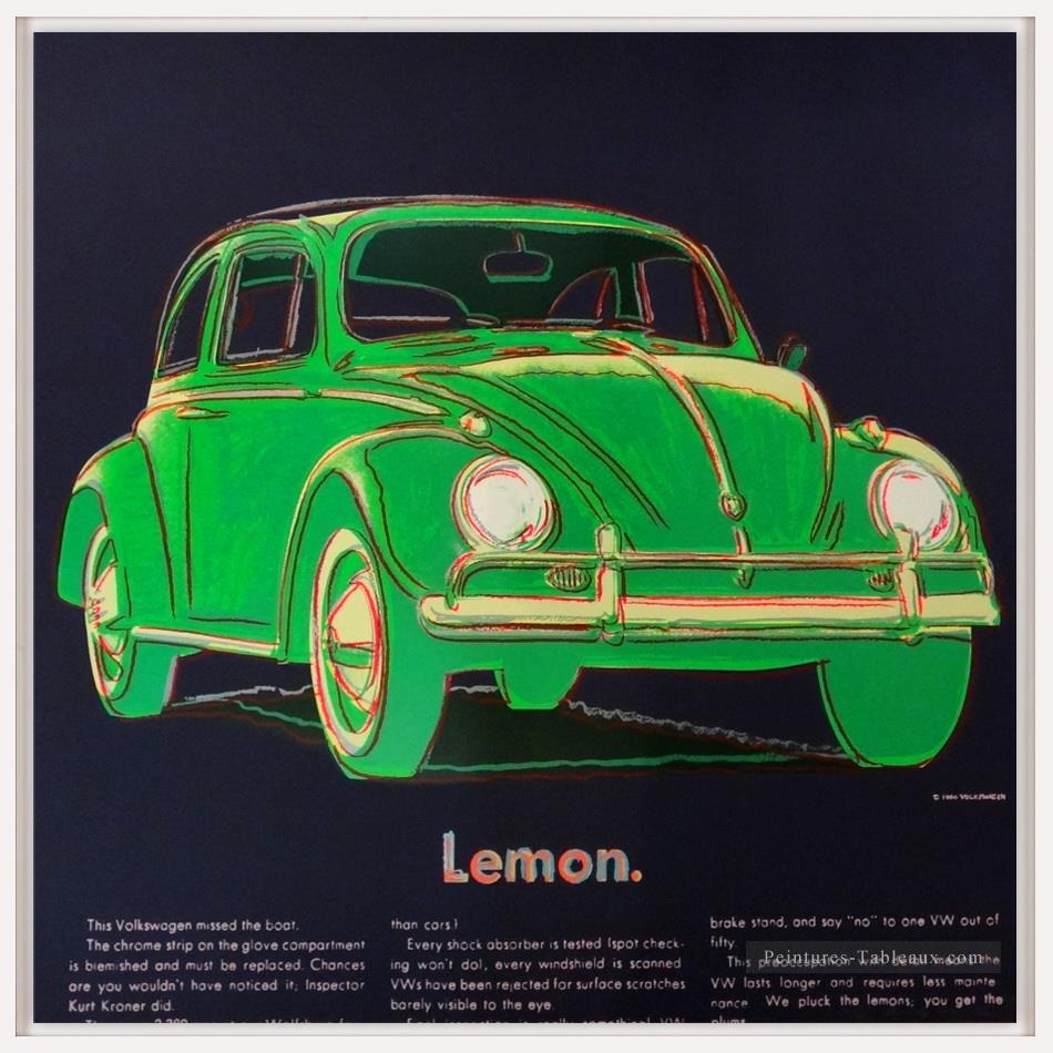 Volkswagen verde Andy Warhol Pintura al óleo
